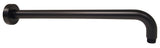Round Horizontal Shower Arm - Matt Black
