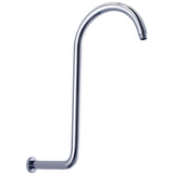 Round Extra High Reach Gooseneck Shower Arm - Chrome