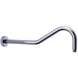 Round Designer Shower Arm - Chrome