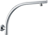 Round Deluxe High Reach Shower Arm - Chrome