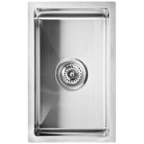 Eva Above/Undermount Single Bowl 200mm x 400mm - Stainless Steel