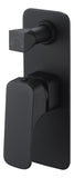 Eva Shower & Bath Mixer Diverter - Matt Black