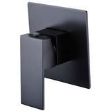 Cubica Shower & Bath Mixer - Matt Black