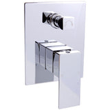 Cubica Shower & Bath Mixer Diverter - Chrome
