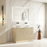 Fluted Rhea 1200mm Freestanding Cabinet - Natural Oak