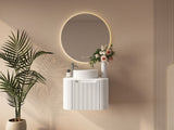 Rome 600mm Wall-Hung Cabinet - Matt White