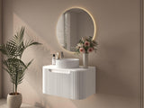 Rome 750mm Wall-Hung Cabinet - Matt White