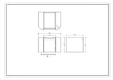 Rome 600mm Wall-Hung Cabinet - Matt White