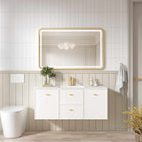 Seattle 1200mm Wall-Hung Cabinet - Matt White