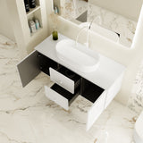 Seattle 1200mm Wall-Hung Cabinet - Matt White