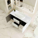 Seattle 1200mm Wall-Hung Cabinet - Matt White