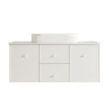 Seattle 1200mm Wall-Hung Cabinet - Matt White