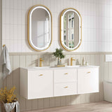 Seattle 1500mm Wall-Hung Cabinet - Matt White