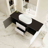Seattle 1500mm Wall-Hung Cabinet - Matt White