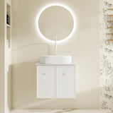 Seattle 600mm Wall-Hung Cabinet - Matt White