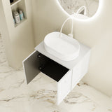 Seattle 600mm Wall-Hung Cabinet - Matt White
