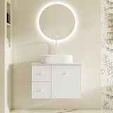 Seattle 750mm Wall-Hung Cabinet - Matt White