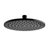 Coral Round Shower Head 200mm - Matt Black