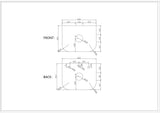 Rome 600mm Wall-Hung Cabinet - Matt White