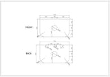 Rome 750mm Wall-Hung Cabinet - Matt Black