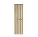 Fluted Rhea Tall Boy - Natural Oak