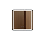Venus 600×750 / 750×900 / 1200×750mm LED Rectangular Mirror – Matt Black Frame