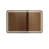 Venus 600×750 / 750×900 / 1200×750mm LED Rectangular Mirror – Brushed Nickel Frame