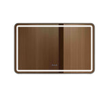 Venus 600×750 / 750×900 / 1200×750mm LED Rectangular Mirror – Gun Metal Frame