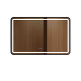 Venus 600×750 / 750×900 / 1200×750mm LED Rectangular Mirror – Matt Black Frame
