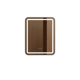 Venus 600×750 / 750×900 / 1200×750mm LED Rectangular Mirror – Gun Metal Frame