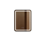 Venus 600×750 / 750×900 / 1200×750mm LED Rectangular Mirror – Matt Black Frame