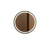 Venus 600/750/900mm LED Round Mirror – Brushed Nickel Frame
