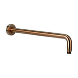 Cobre Horizontal Shower Arm - Brushed Copper