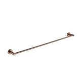 Cobre Single Towel Rail 900mm - Brushed Copper