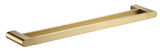 Coral Double Towel Rail 800mm - Brushed Gold