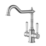Birmingham Dual Kitchen Sink Mixer - Brushed Nickel