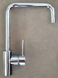 Breeze Square Neck Kitchen Sink Mixer - Chrome