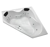 Alcazar Spa Bathtub 1510x1510x500mm Corner Drop-in Tub with Jets