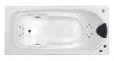 Broadway Elise Spa Bath 1690/1800x850x515mm Rectangula Drop-in Tub