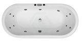 Broadway Florentine Spa Bath 1485/1640mm Oval Drop-in Tub