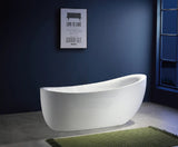 Broadway FS21 1800x900x800mm Oval Acrylic Freestanding Spa Bathtub