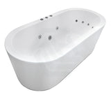 Broadway Redondo 1500/1700x820x600mm Oval Acrylic Freestanding Spa Bathtub