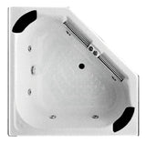 Villena Spa Bathtub 1350x1350x470mm Corner Drop-in Tub with Jets
