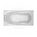 Broadway Alita Bath 1360x700x470mm Rectangle Acrylic Drop In Bathtub Gloss White