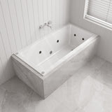 Broadway Alpha Spa Bathtub 1490/1700/1800x750x470mm Rectangula Drop-in Tub