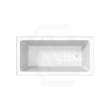 Broadway Alpha Bath 1490/1700/1800mm Rectangle Acrylic Drop In Bathtub Gloss White With Non-slip Base & Tiling Bead Available