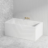 Broadway Ataud 1500/1700x800x600mm Rectangle Acrylic Freestanding Bathtub