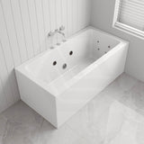 Broadway Ataud 1500/1700x800x600mm Rectangle Acrylic Freestanding Spa Bathtub
