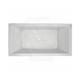 Broadway Catolina Bath 1550/1680/1800mm Rectangle Acrylic Drop In Bathtub Gloss White