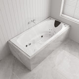 Broadway Elise Spa Bath 1690/1800x850x515mm Rectangula Drop-in Tub